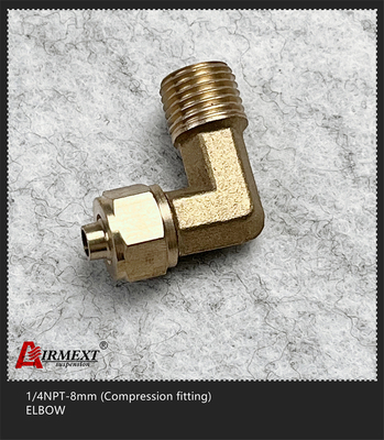 1/4NPT-8mm Quick Connect Air Fittings Air Compressor 90 Degree Elbow Fitting